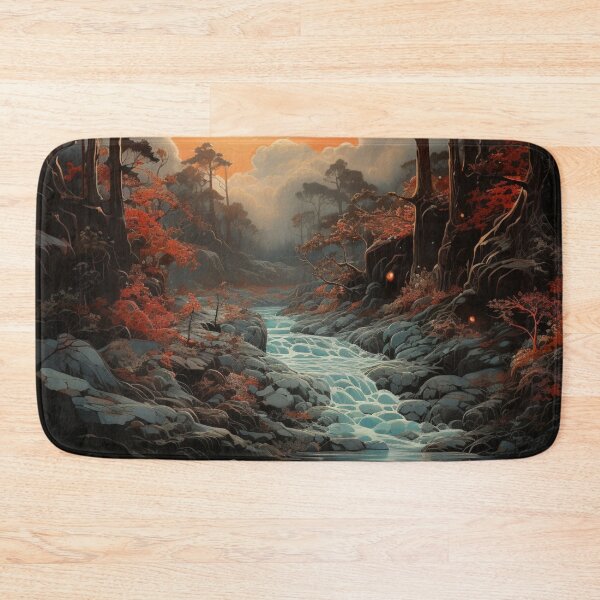 Item preview, Misty Cascade: An Impressionist Reverie - 4 designed and sold by Moisky Art.
