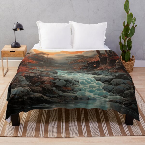 Item preview, Misty Cascade: An Impressionist Reverie - 4 designed and sold by Moisky Art.