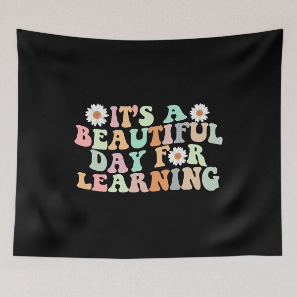 Item preview, It's Beautiful Day For Learning Retro Teacher Students Women designed and sold by TypoArtist.