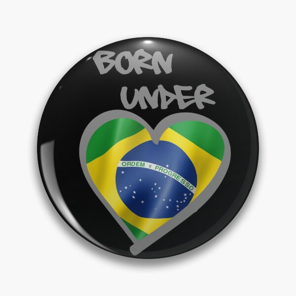 Item preview, Born Under Brazilian Flag designed and sold by LionInt.