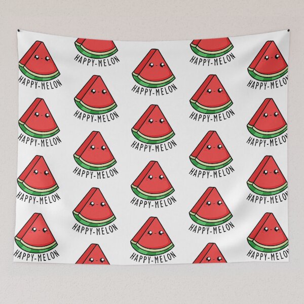 Item preview, Kawaii Cartoon Watermelon llustration designed and sold by cookingwithten.