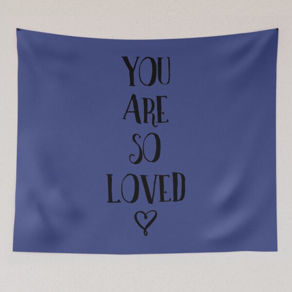 Item preview, You Are So Loved Typography Quote Greeting Card 	 designed and sold by fmdujovt89.