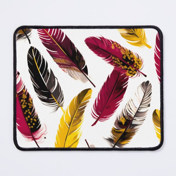 Item preview, Feathers - Burgundy, pink, ivory, gold, black 3 designed and sold by Highlandkings.
