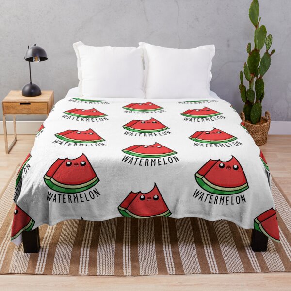 Item preview, Kawaii Cartoon Watermelon llustration designed and sold by cookingwithten.