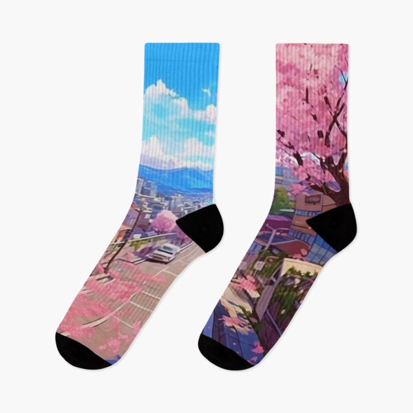 Item preview, Cherry blossom town in Japan  designed and sold by RedCosmos-.