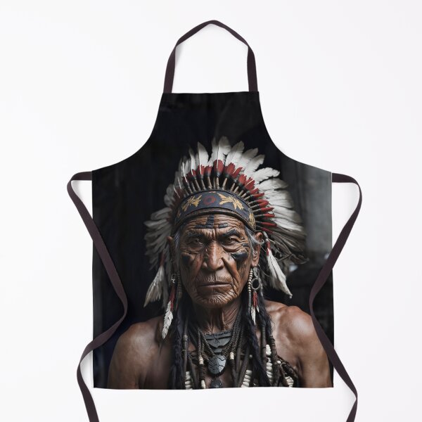 Item preview, Portrait of Indian Chief designed and sold by JakeMauiDesign.