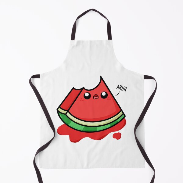 Item preview, Kawaii Cartoon Watermelon llustration designed and sold by cookingwithten.