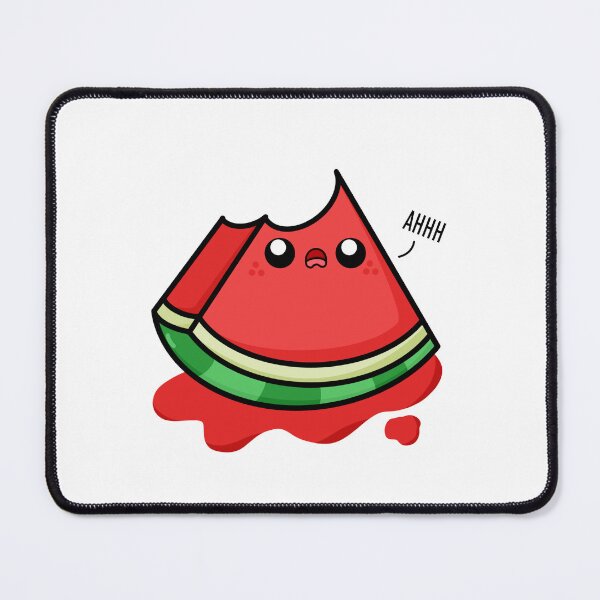 Item preview, Kawaii Cartoon Watermelon llustration designed and sold by cookingwithten.