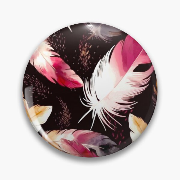 Artikelvorschau, Feathers - Burgundy, pink, ivory, gold, black 4 entworfen und verkauft von Highlandkings.