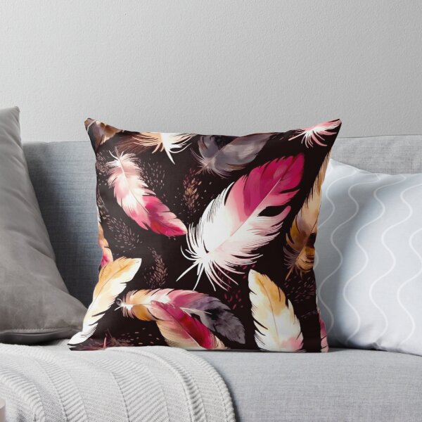 Item preview, Feathers - Burgundy, pink, ivory, gold, black 4 designed and sold by Highlandkings.