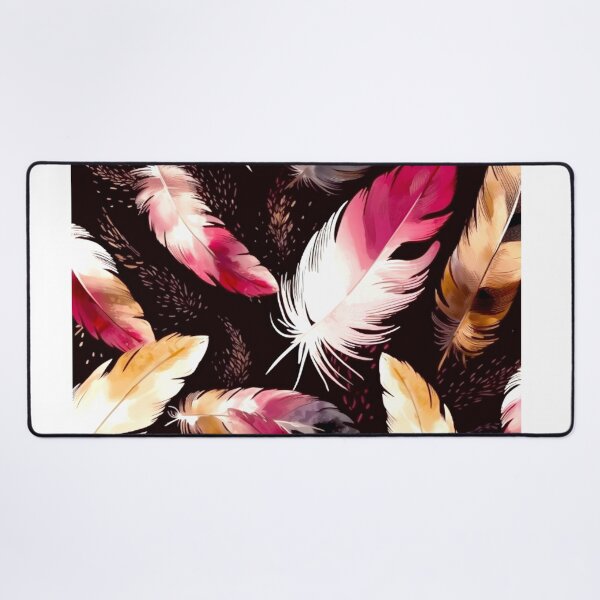 Item preview, Feathers - Burgundy, pink, ivory, gold, black 4 designed and sold by Highlandkings.