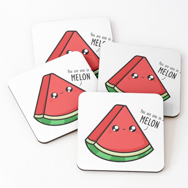 Item preview, Kawaii Cartoon Watermelon llustration designed and sold by cookingwithten.