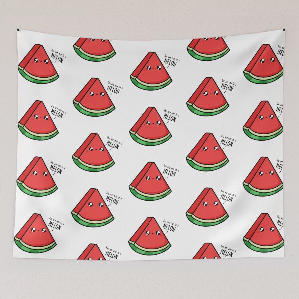 Item preview, Kawaii Cartoon Watermelon llustration designed and sold by cookingwithten.