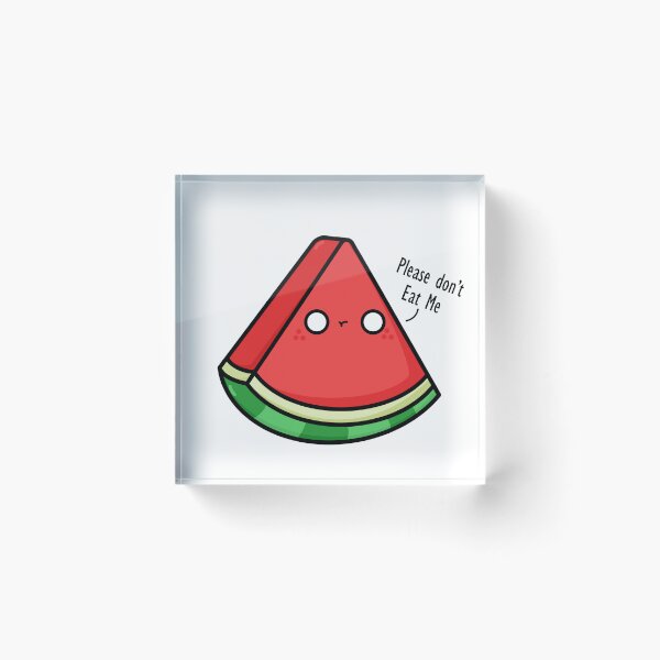 Item preview, Kawaii Cartoon Watermelon llustration designed and sold by cookingwithten.