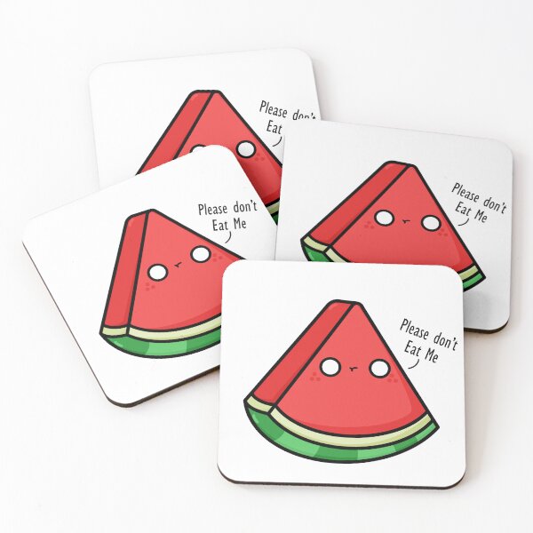 Item preview, Kawaii Cartoon Watermelon llustration designed and sold by cookingwithten.