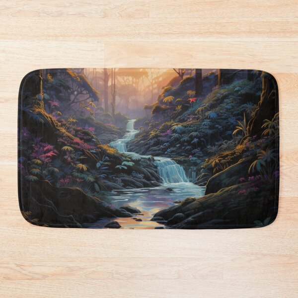 Item preview, Misty Cascade: An Impressionist Reverie - 7 designed and sold by Moisky Art.