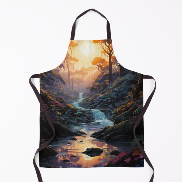 Item preview, Misty Cascade: An Impressionist Reverie - 7 designed and sold by Moisky Art.