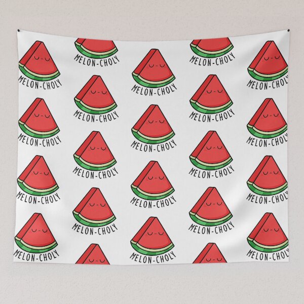 Item preview, Kawaii Cartoon Watermelon llustration designed and sold by cookingwithten.