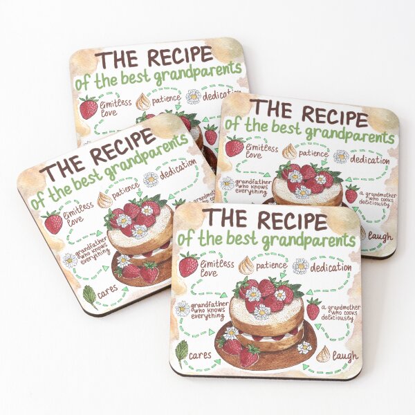 Item preview, The Best Grandparents recipe,Grandpa and grandma gift, Family gift, Family recipe designed and sold by DeliciousPics.