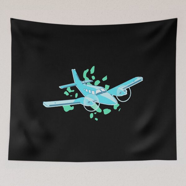 Item preview, Piper Seneca Aircraft Flying over Islands - Dark Blue Theme designed and sold by lucas-dawson.