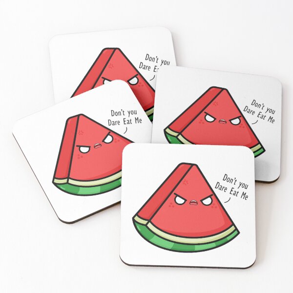 Item preview, Kawaii Cartoon Watermelon llustration designed and sold by cookingwithten.
