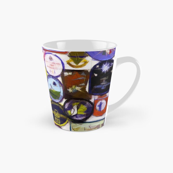 Item preview, Guide badges Adelboden. Image created using geometric shapes designed and sold by EdgyEdgeArt.