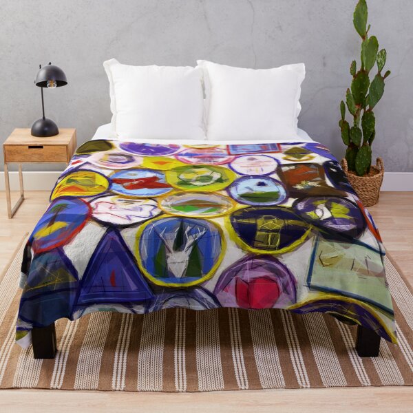 Item preview, Guide badges Adelboden. Image created using geometric shapes designed and sold by EdgyEdgeArt.