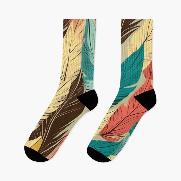 Item preview, Feathers - Burgundy, teal, peach, ivory, gold designed and sold by Highlandkings.