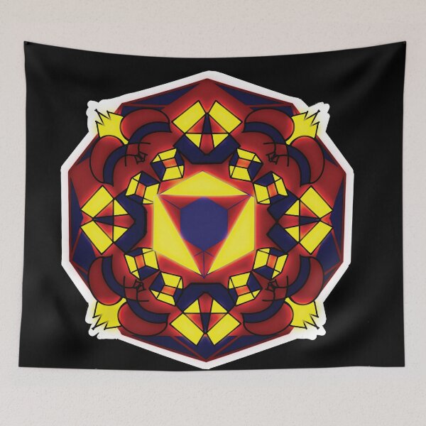 Item preview, Atomic geometric mandala designed and sold by AllGenDesigns.