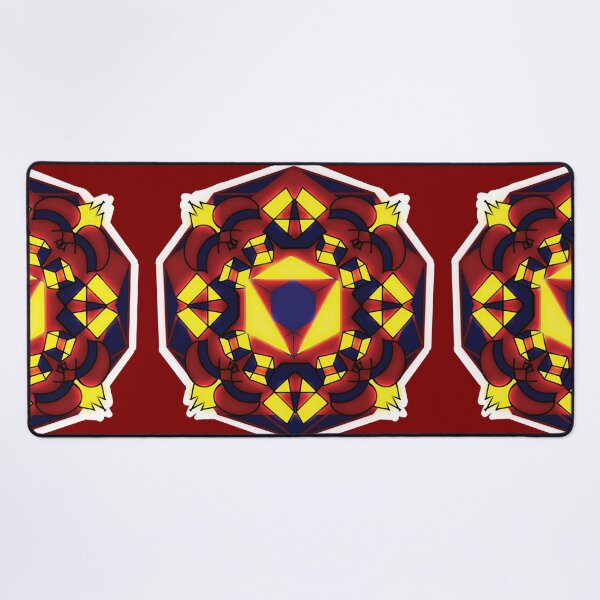 Aperçu de l'œuvre Mandala géométrique atomique créée et vendue par AllGenDesigns.