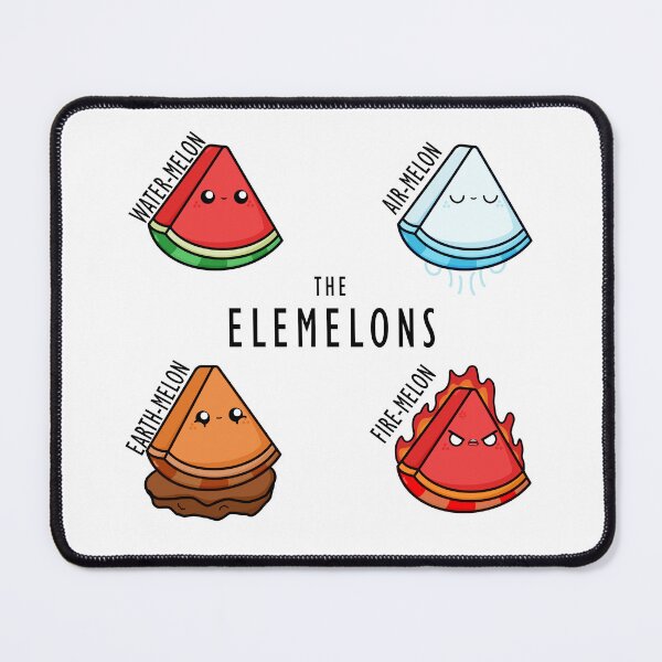 Item preview, Kawaii Cartoon Watermelon elementals llustration designed and sold by cookingwithten.