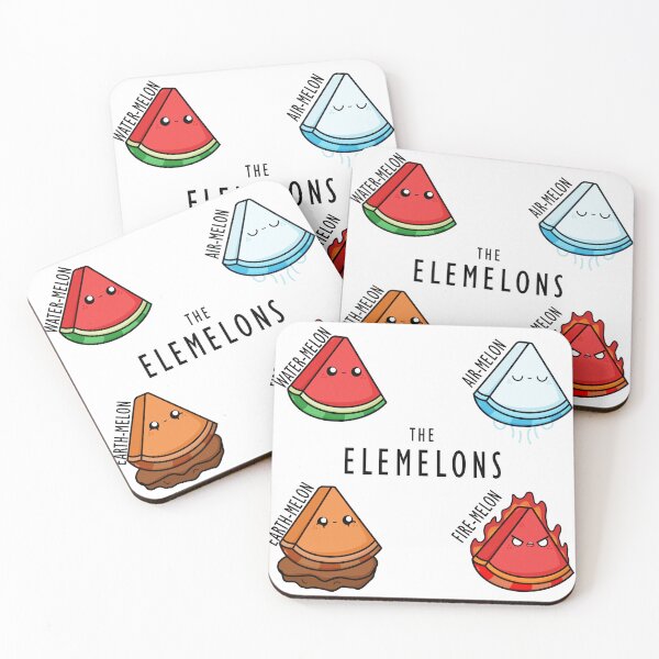 Item preview, Kawaii Cartoon Watermelon elementals llustration designed and sold by cookingwithten.