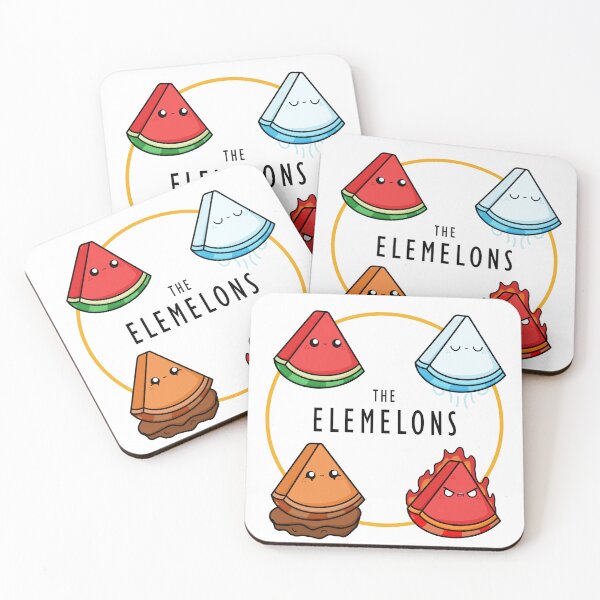 Item preview, Kawaii Cartoon Watermelon elementals llustration designed and sold by cookingwithten.
