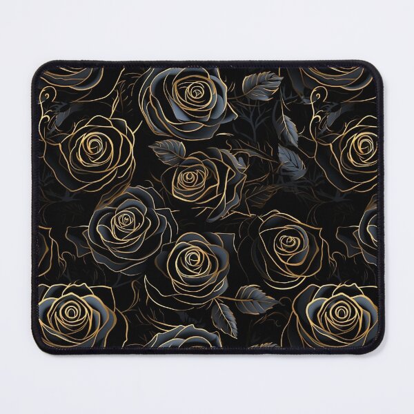 Item preview, black and gold rose luxury premium design designed and sold by Trendy-Artistry.