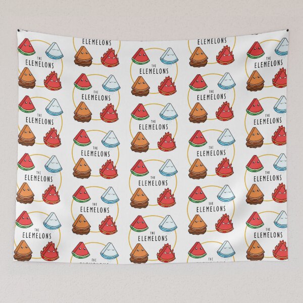 Item preview, Kawaii Cartoon Watermelon elementals llustration designed and sold by cookingwithten.