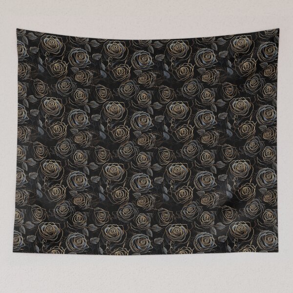 Item preview, black and gold rose luxury premium design designed and sold by Trendy-Artistry.