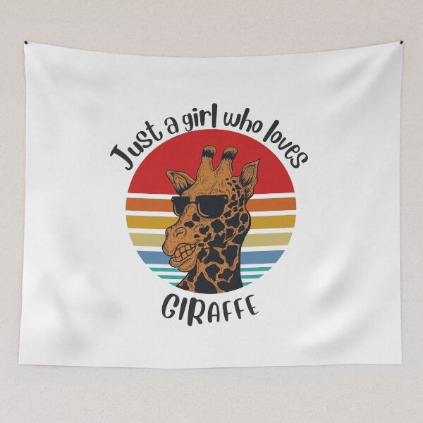 Item preview, Just a girl who loves giraffe designed and sold by We Grow.