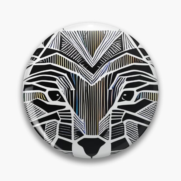 Item preview, Geometric Tiger: A Vintage Low-Poly Design of the Jungle King designed and sold by DreamStore360.