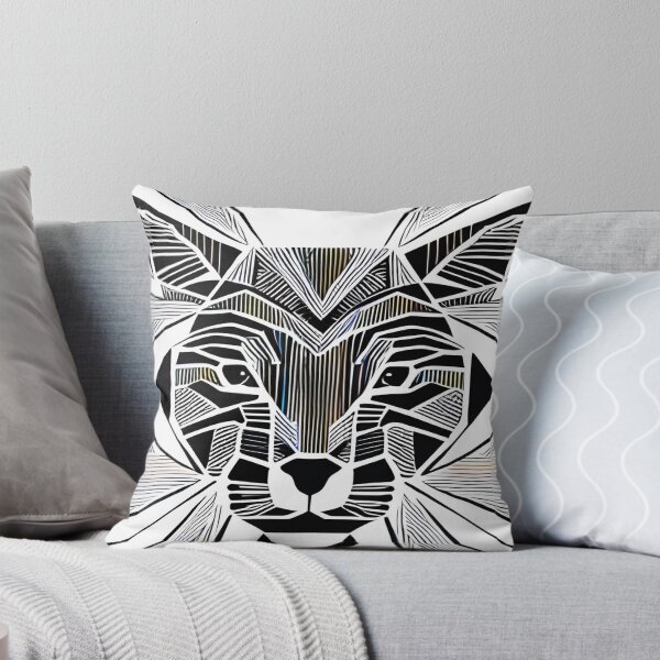 Item preview, Geometric Tiger: A Vintage Low-Poly Design of the Jungle King designed and sold by DreamStore360.