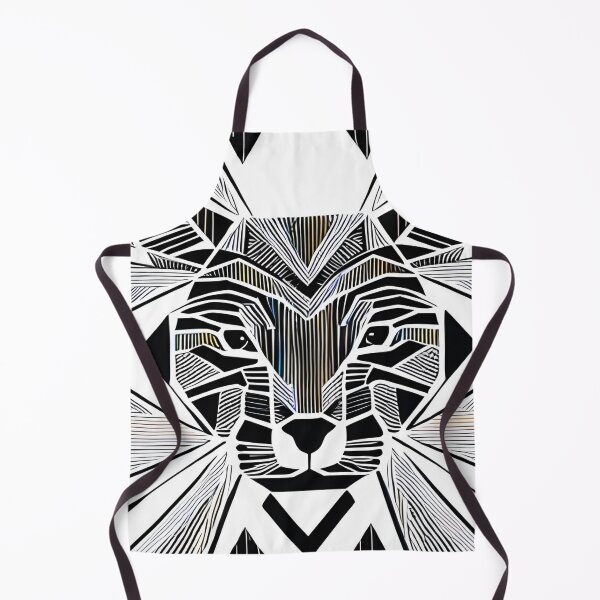 Item preview, Geometric Tiger: A Vintage Low-Poly Design of the Jungle King designed and sold by DreamStore360.