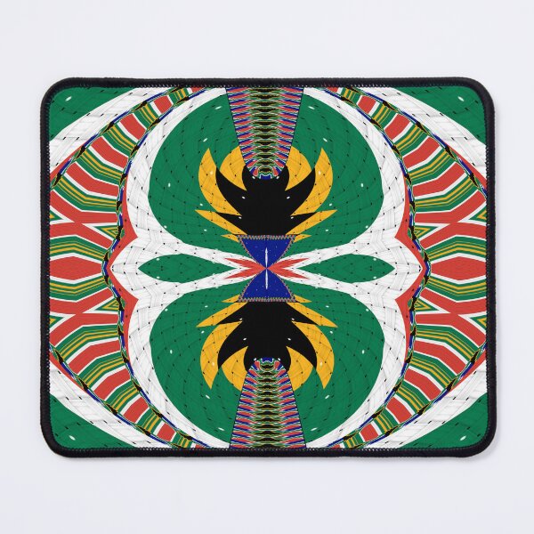 Item preview,  Attractive original abstract geometric artwork, inspired by the South African flag in a vintage style. designed and sold by Ralek.