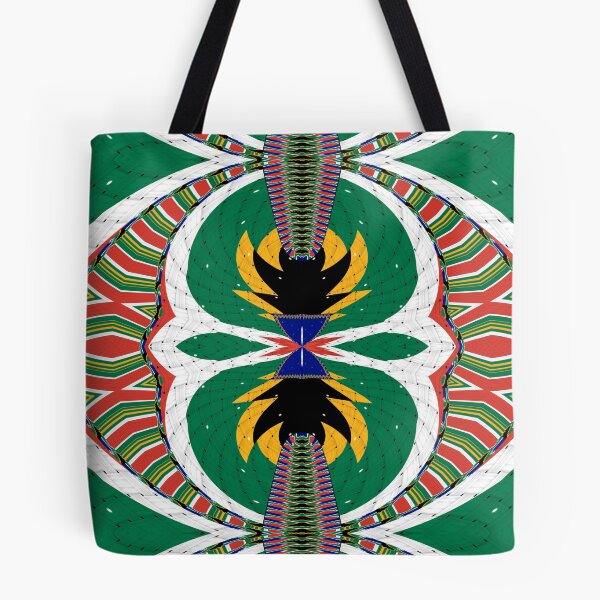 Item preview,  Attractive original abstract geometric artwork, inspired by the South African flag in a vintage style. designed and sold by Ralek.