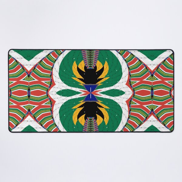 Item preview,  Attractive original abstract geometric artwork, inspired by the South African flag in a vintage style. designed and sold by Ralek.