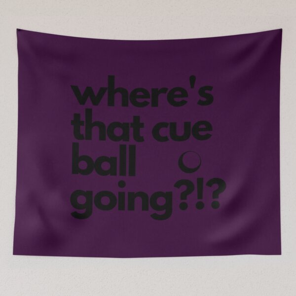 Item preview, Where's that Cue Ball Going Snooker 	 	 designed and sold by hwscmkgn17.