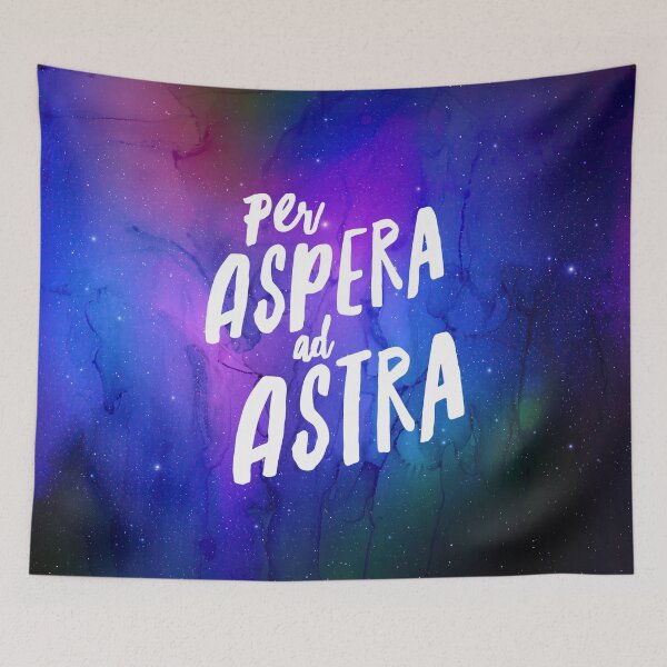 Item preview, Dorm Art | Word Art | Per Aspera Ad Astra | Latin | Through Difficulties to the Stars  designed and sold by Trish Dish.