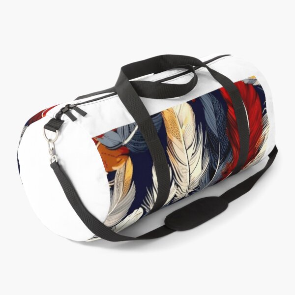 Item preview, Feathers - Burnt orange, navy, gray, cream, gold 5 designed and sold by Highlandkings.