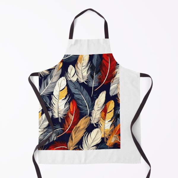 Item preview, Feathers - Burnt orange, navy, gray, cream, gold 5 designed and sold by Highlandkings.