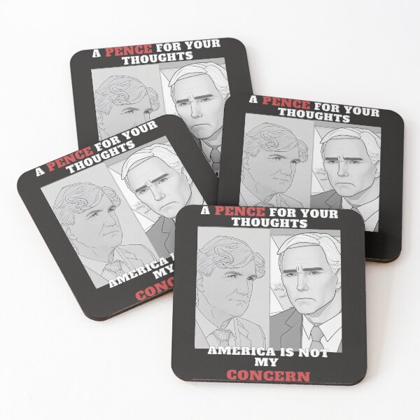 Item preview, MIKE PENCE TUCKER CARLSON AMERICA NOT MY CONCERN designed and sold by Boldking.