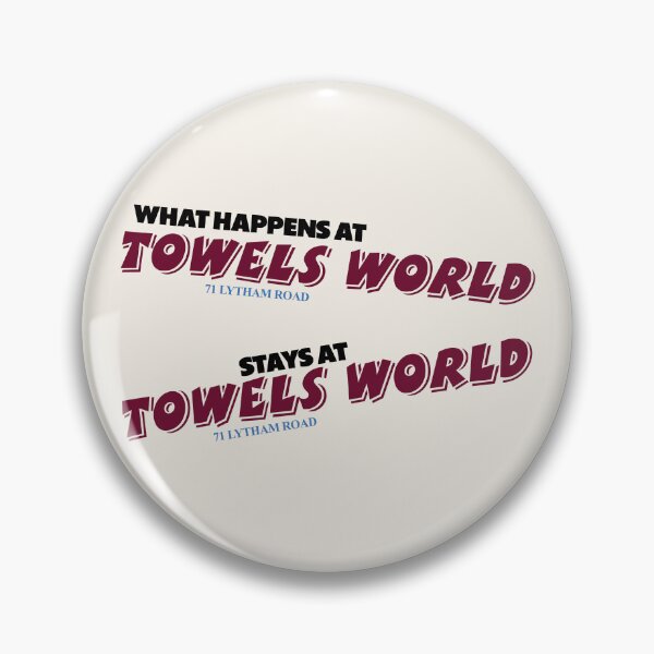 Item preview, TOWELS WORLD - THE HAPPIEST PLACE ON EARTH designed and sold by Unspirations.