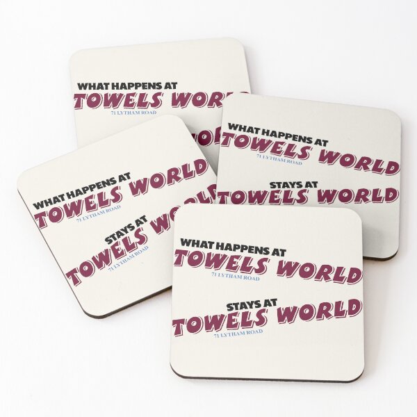 Item preview, TOWELS WORLD - THE HAPPIEST PLACE ON EARTH designed and sold by Unspirations.